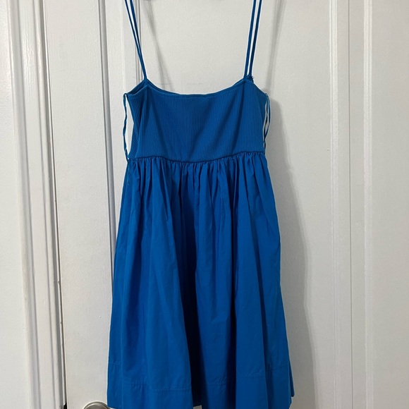 Zara Contrasting Voluminous Mini Dress - L - Picture 2 of 3